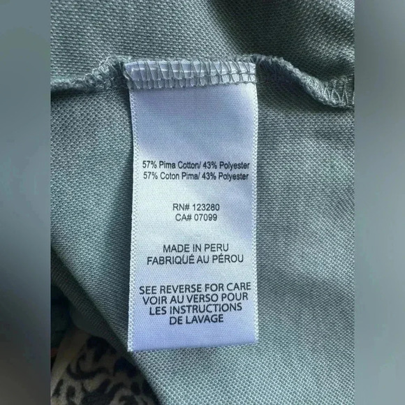 Mens Travis Mathew Golf Brand Micro stripe Pima Cotton Polo Shirt L - Picture 10 of 11